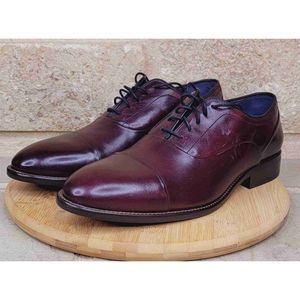 Johnston & Murphy Oxford Leather Almond Toe Dress Size Men's 10M